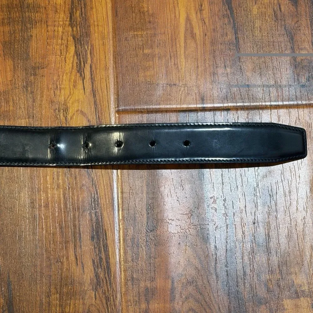 Salvatore Ferragamo Reversible Brown Black Leather 36” Men's Belt
